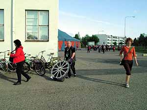 N�kym� Kitisenrannan koulun pihalta, 
kuvan (c) Johan Al�n 2005